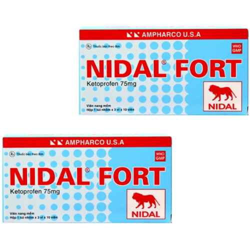 Thuốc Nidal Fort – Ketoprofen – Công dụng, liều dùng, giá bán?