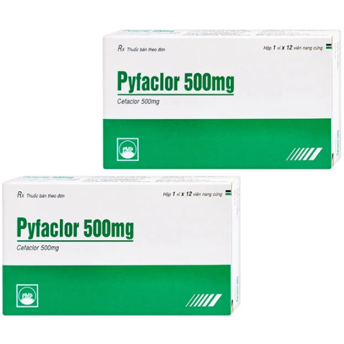 Thuốc Pyfaclor 500mg – Cefaclor – Công dụng, liều dùng, giá bán?