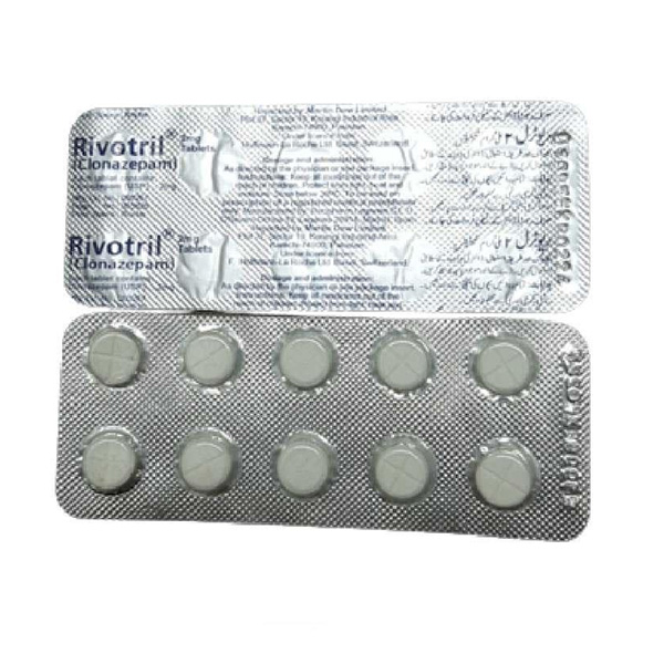 Thuốc Rivotril 2mg Roche, Hộp 4 vỉ x 15 viên