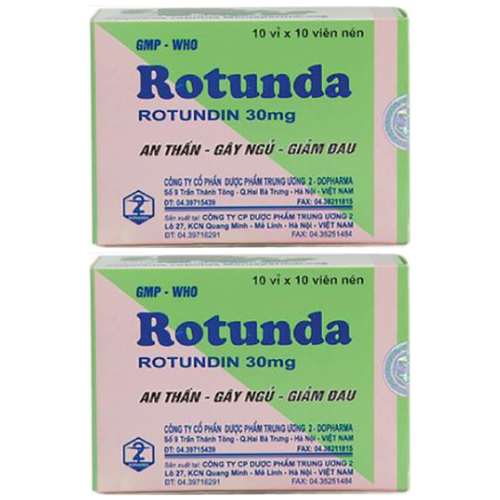 Thuốc Rotunda – Rotundin 30mg – Công dụng, liều dùng, giá bán?