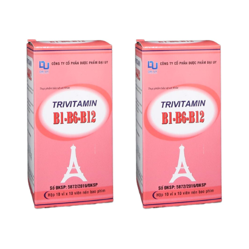 Thuốc Trivitamin B1-B6-B12 – Công dụng, liều dùng, giá bán?