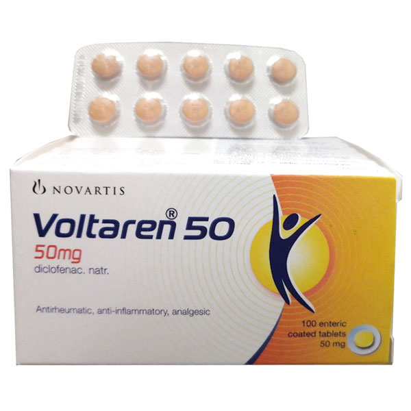 Thuốc Voltaren 50mg – Diclofenac – Công dụng, liều dùng, giá bán