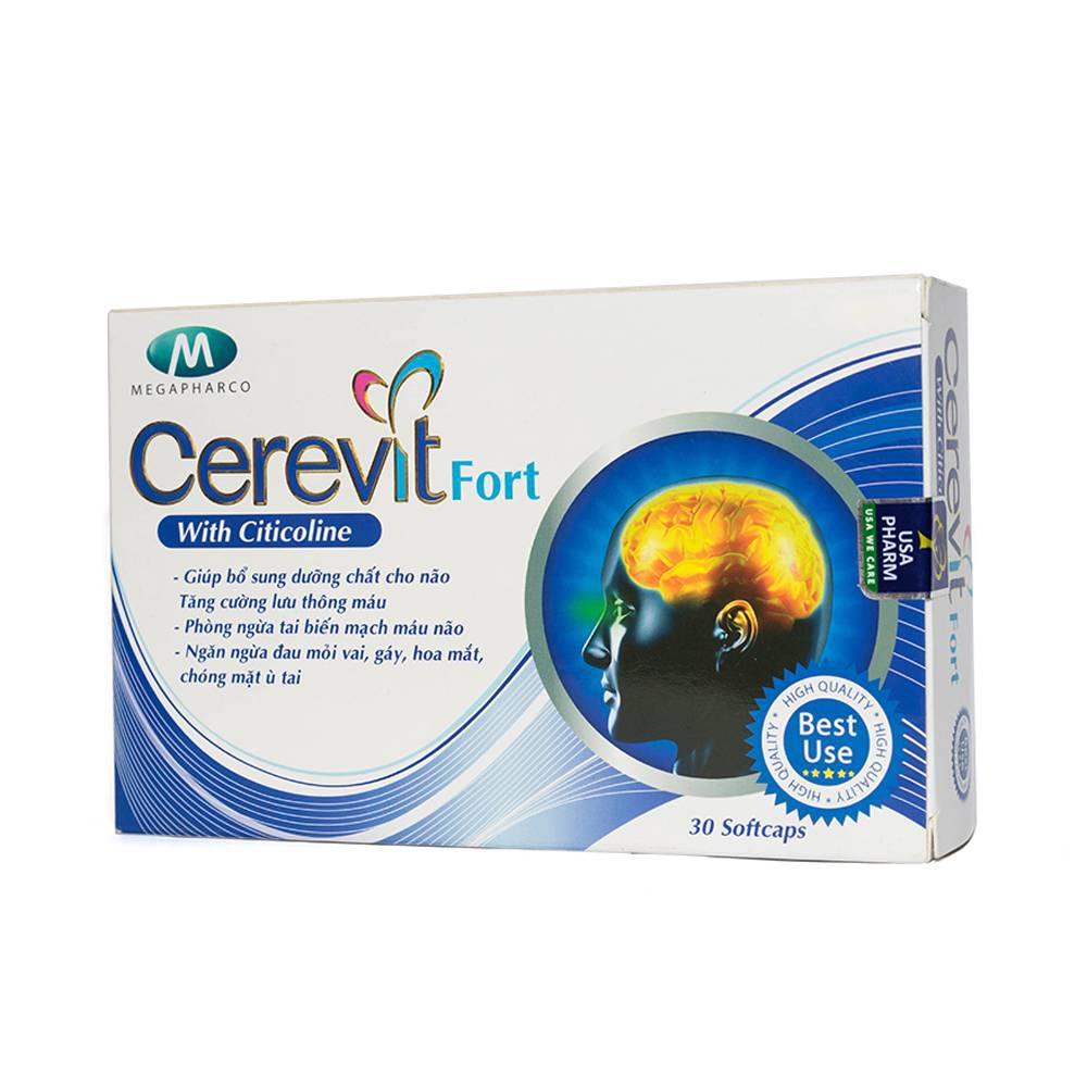 Viên uống Cerevit Fort  – Cách dùng, liều dùng, giá bán ?