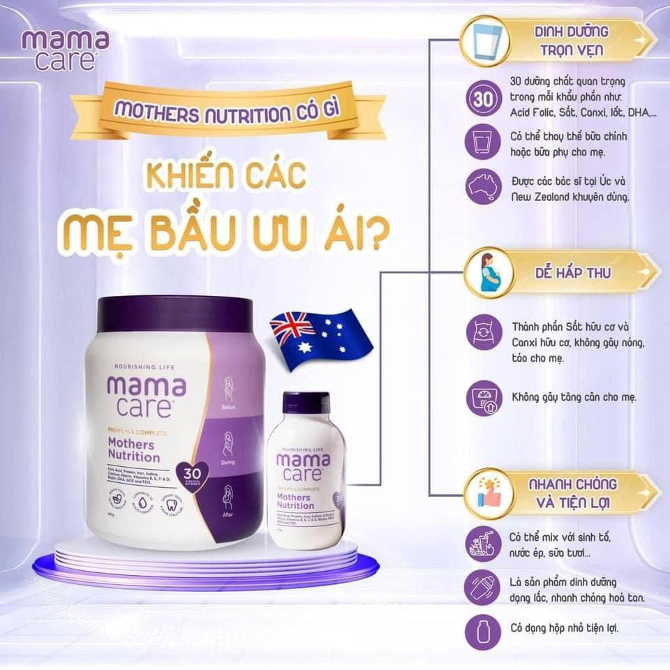 MamaCare Mothers Nutrition: Sữa Bầu Tuyệt Vời Cho Mẹ Và Bé