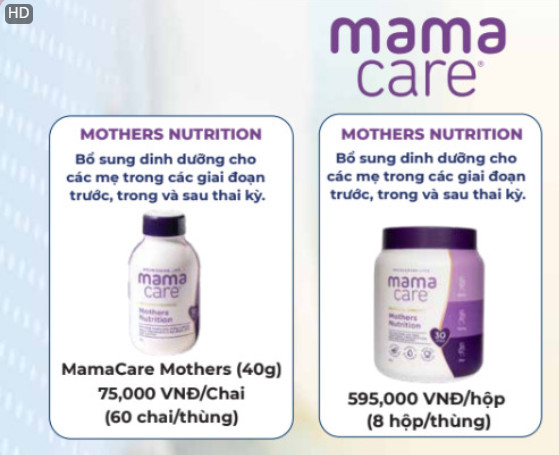 MamaCare Mothers Nutrition: Sữa Bầu Tuyệt Vời Cho Mẹ Và Bé