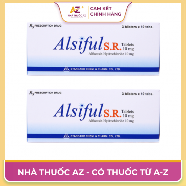 Thuốc Alsiful – Alfuzosin – Công dụng, liều dùng, giá bán? - Nhà Thuốc AZ