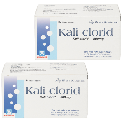 Kali clorid – Điều trị giảm kali huyết – Giá bao nhiêu?