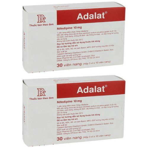 Thuốc Adalat 10mg – Nifedipine – Công dụng, giá bán?