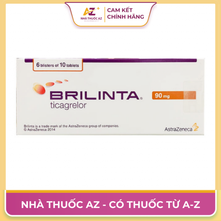 Thuốc Brilinta 90mg – Ticagrelor – Công dụng, liều dùng, giá bán - Nhà ...