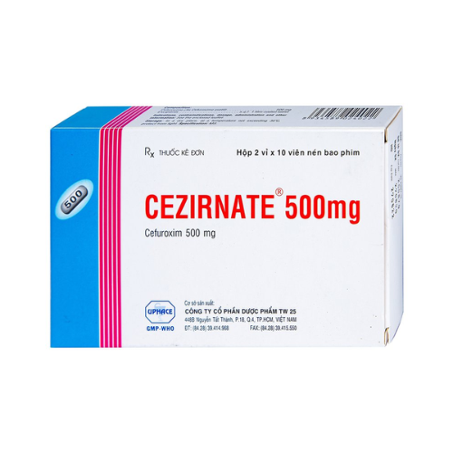 Thuốc Cezirnate 500mg là thuốc gì