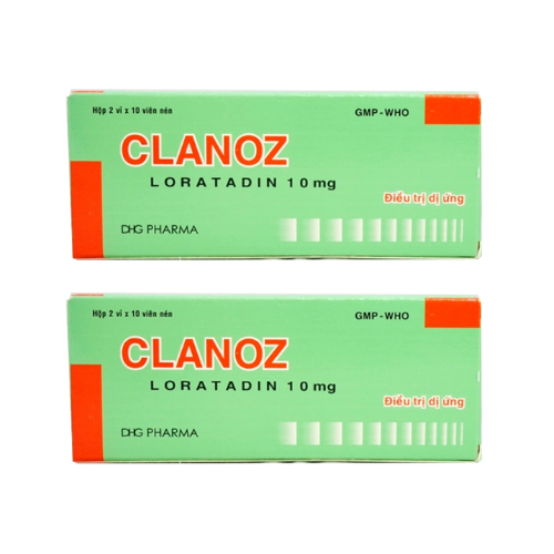 Thuốc Clanoz 10 mg – Loratadine – Công dụng, giá bán?