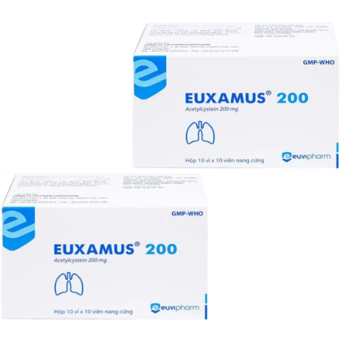 Thuốc Euxamus 200 – Actylcystein 200mg – Công dụng, giá bán