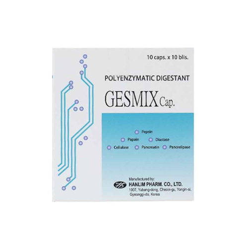 Thuốc Gesmix – Pancreatin 50-mg – Công dụng, giá bán?