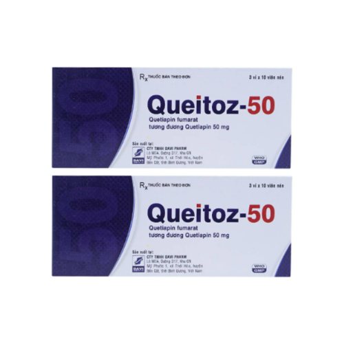 Thuốc Queitoz 50mg – Quetiapine – Công dụng, giá bán?