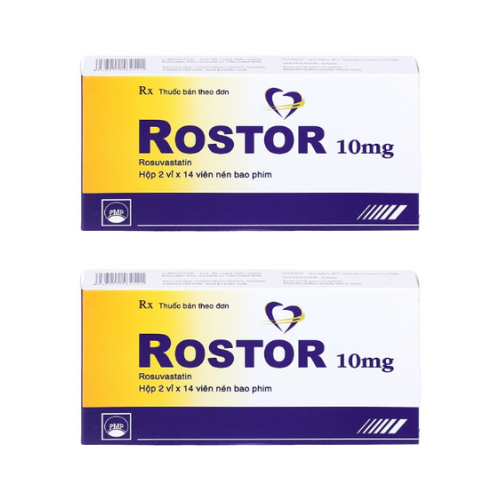 Thuốc Rostor 10 mg – Rosuvastatin – Công dụng, giá bán?