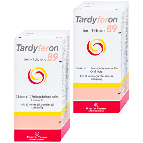 Thuốc Tardyferon B9 – Acid folic – Công dụng, giá bán?