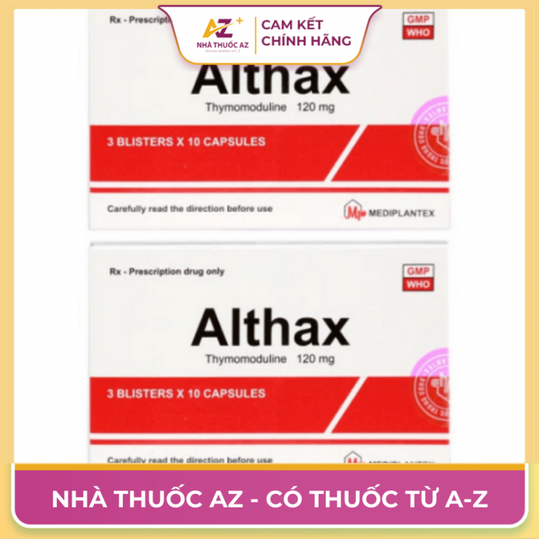 Thuốc Althax – Thymomodulin – Công dụng, liều dùng, giá bán? - Nhà Thuốc AZ