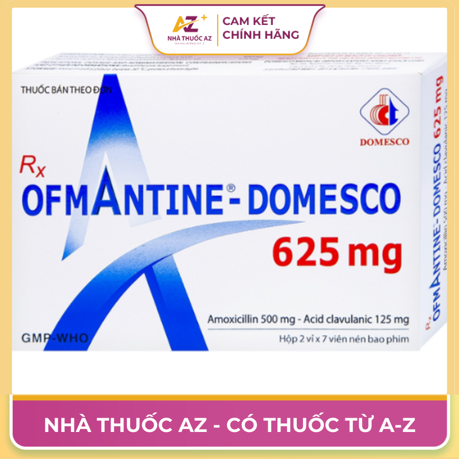 Thuốc Ofmantine-Domesco 625mg là thuốc gì