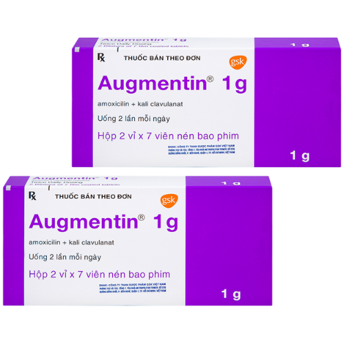 Thuốc Augmentin 1 g – Amoxicilin – Công dụng, giá bán?