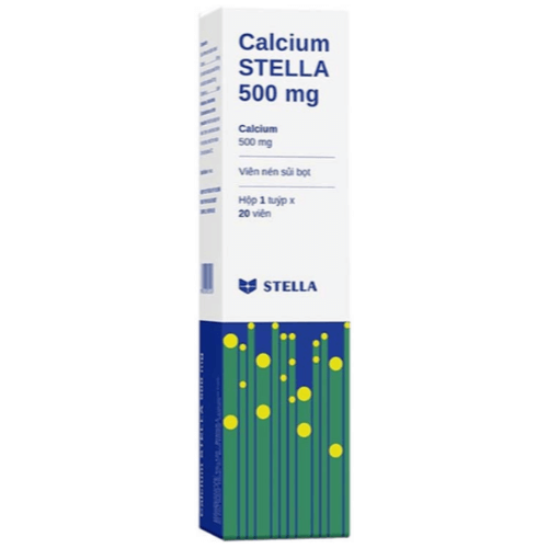 Thuốc Calcium STELLA 500mg – Công dụng, liều dùng, giá bán?