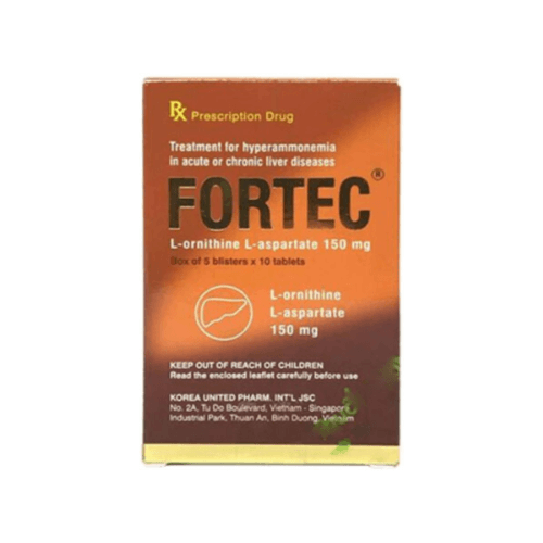 Thuốc Fortec – L-ornithine-L-aspartate – Công dụng, giá bán?