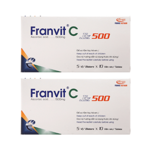 Thuốc Franvit C Ex 500 – Công dụng, liều dùng, giá bán?