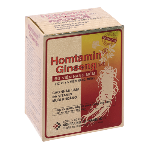 Thuốc Homtamin Ginseng – Công dụng, liều dùng, giá bán?