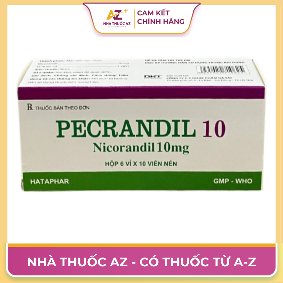 Thuốc Pecrandil 10mg là thuốc gì