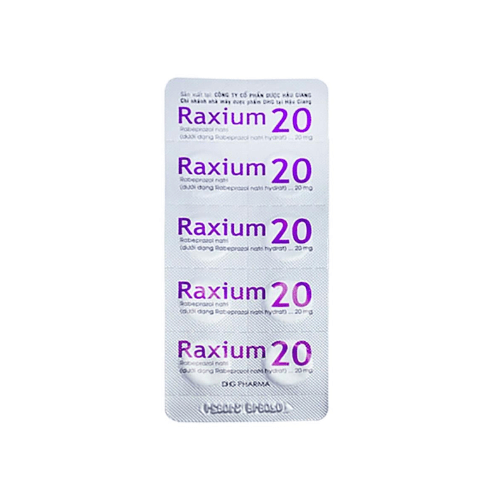 Thuốc Raxium 20 – Rabeprazole – Công dụng, giá bán?