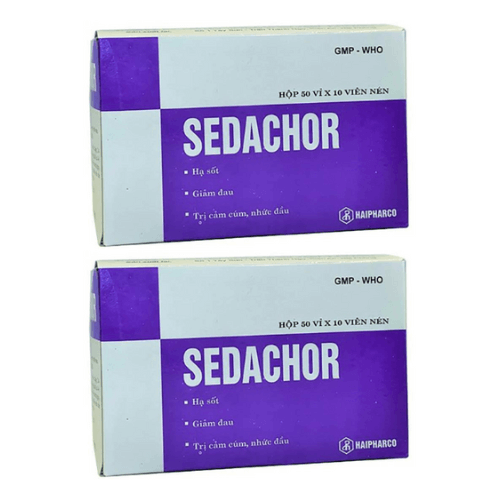 Thuốc Sedachor – Paracetamol – Công dụng, liều dùng, giá bán