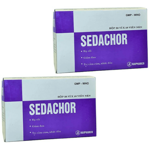 Thuốc Sedachor – Paracetamol – Công dụng, liều dùng, giá bán