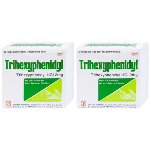 Thuốc Trihexyphenidyl 2mg – Công dụng, liều dùng, giá bán?