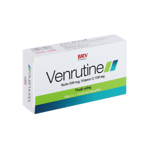 Thuốc Venrutine – Rutin, vitamin C – Công dụng, giá bán?