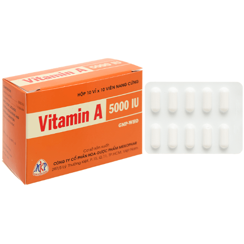 Thuốc Vitamin A 5000 IU – Công dụng, liều dùng, giá bán?