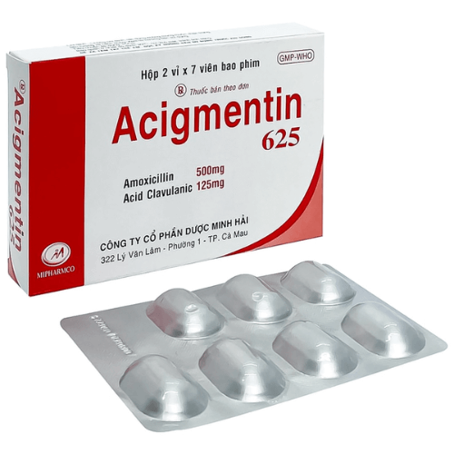 Thuốc Acigmentin 625 là thuốc gì