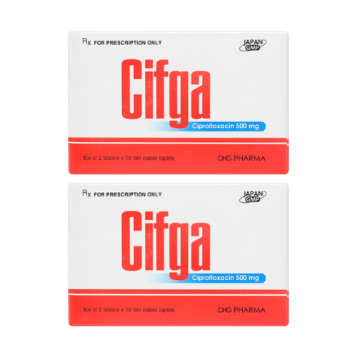 Thuốc Cifga – Ciprofloxacin 500mg – Công dụng, giá bán?