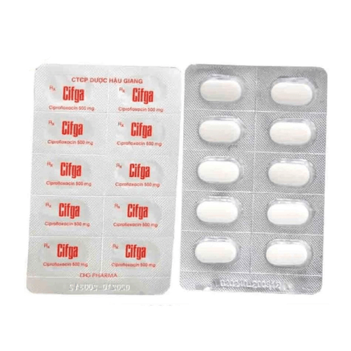 Thuốc Cifga – Ciprofloxacin 500mg – Công dụng, giá bán?