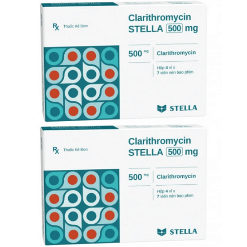 Thuốc Clarithromycin Stella 500mg – Công dụng, giá bán?