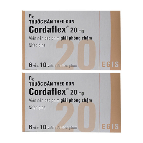 Thuốc Cordaflex 20mg – Nifedipine – Công dụng, giá bán?