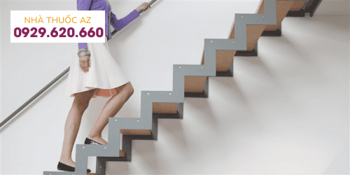 Leo cầu thang để kiểm tra tình trạng sức khỏe của phổi