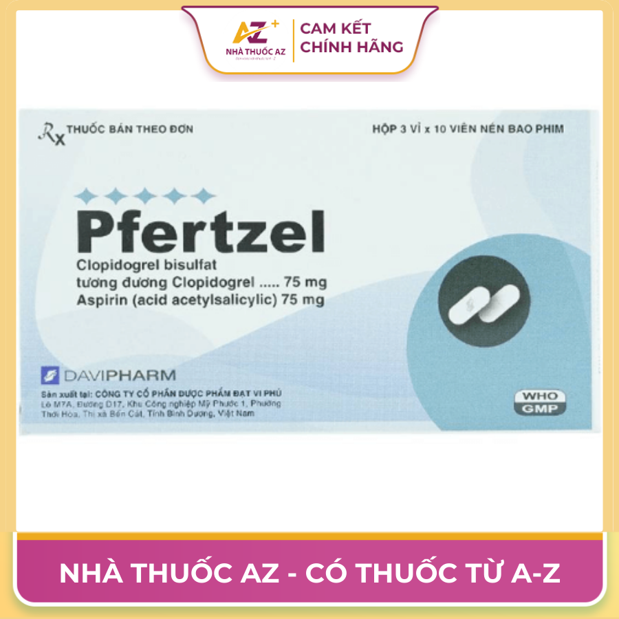 Thuốc Pfertzel 75mg/75mg là thuốc gì