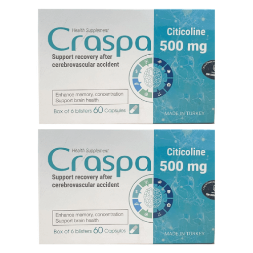 Thuốc Craspa 500 mg – Citicoline – Công dụng, liều dùng, giá bán