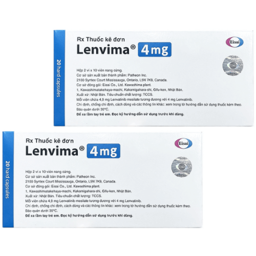 Thuốc Lenvima 4 mg – Lenvatinib 4mg – Công dụng, giá bán?