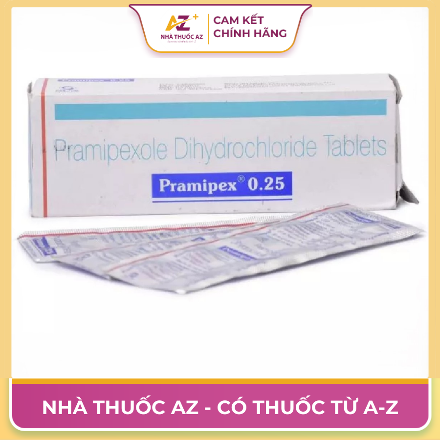 Pramipex 0.25 mg là thuốc gì