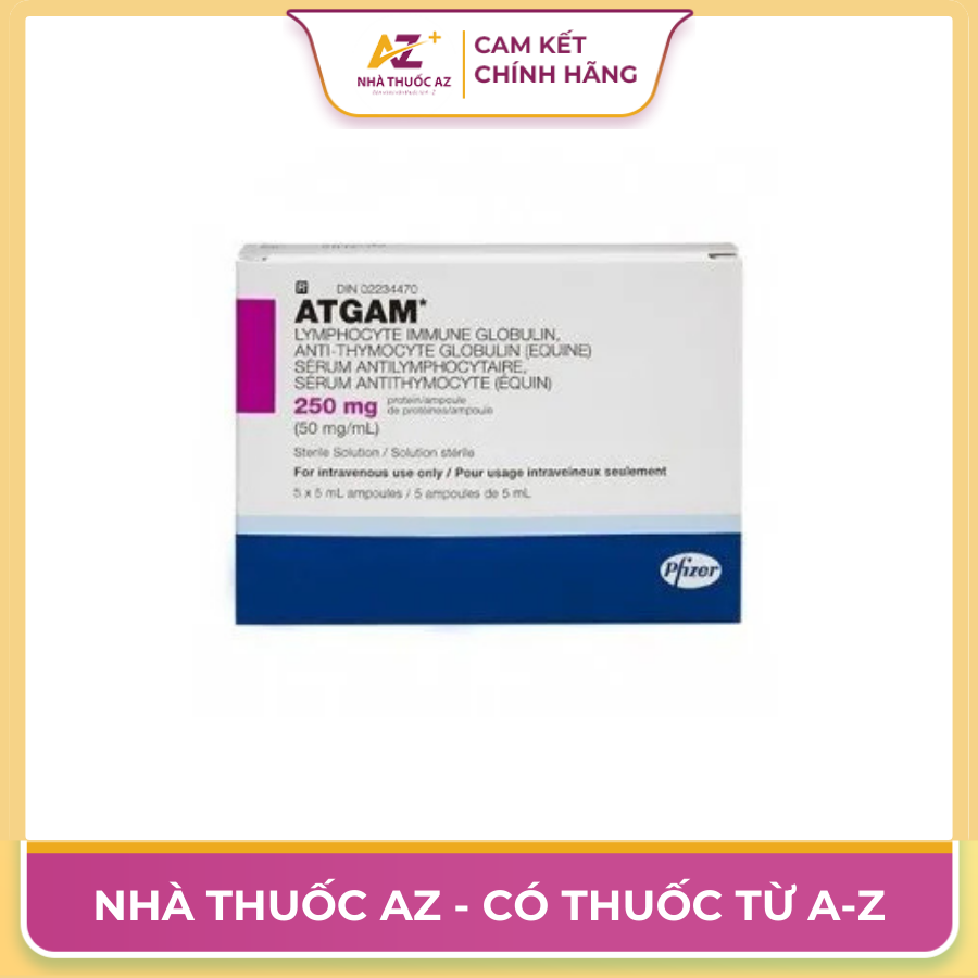 THUỐC ATGAM 250 MG PFIZER là thuốc gì