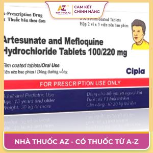 Thuốc  Artesunate and Mefloquine Hydrochloride Tablets 100220 mg là thuốc gì