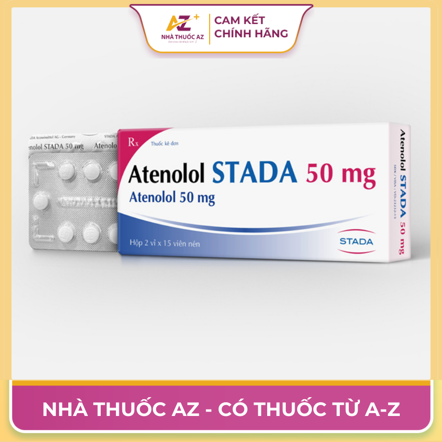 Thuốc  Atenolol Stada 50mg là thuốc gì