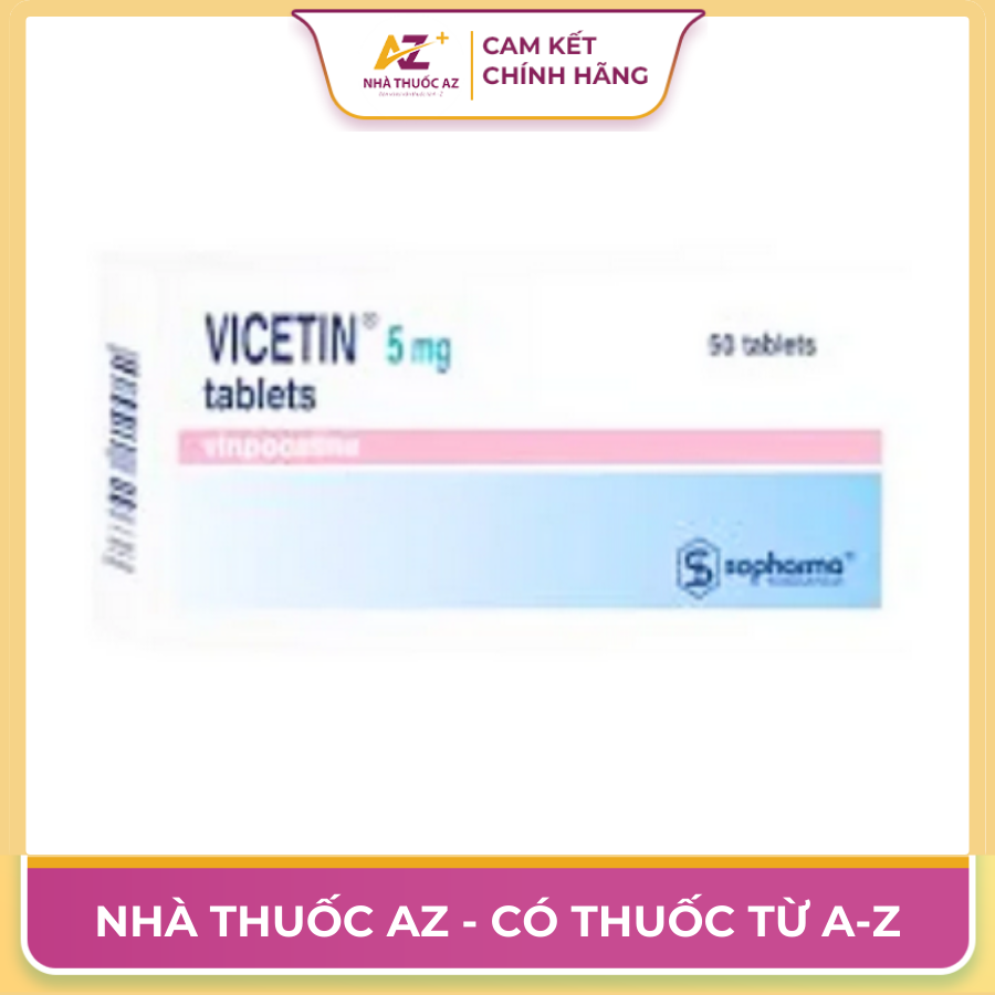 Thuốc Vicetin 5mgml là thuốc gì