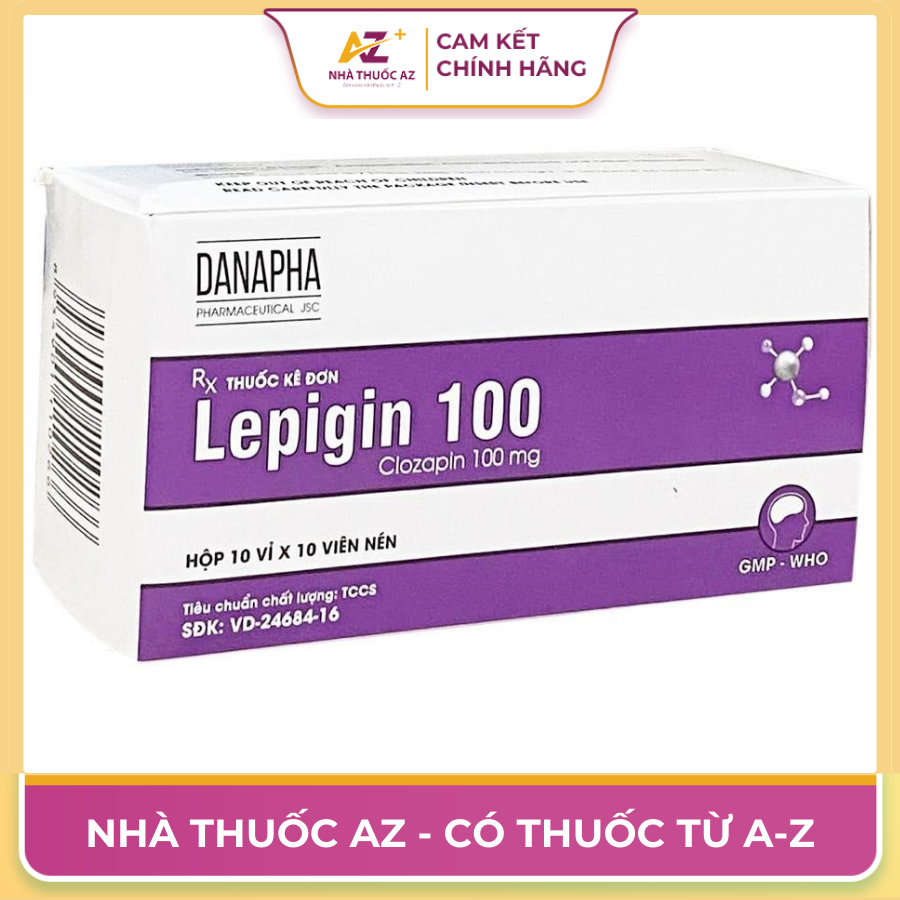 Lepigin 100mg:Thuốc Điều Trị Tâm Thần Phân Liệt Kháng Trị