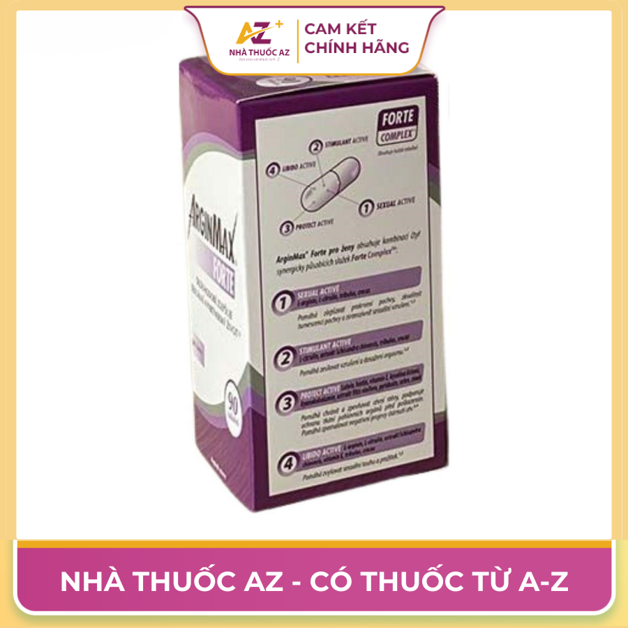 Thuốc ARGINMAX Forte Pro Zeny – Hỗ trợ chức năng sinh sản nữ – Công dụng,liều dùng?